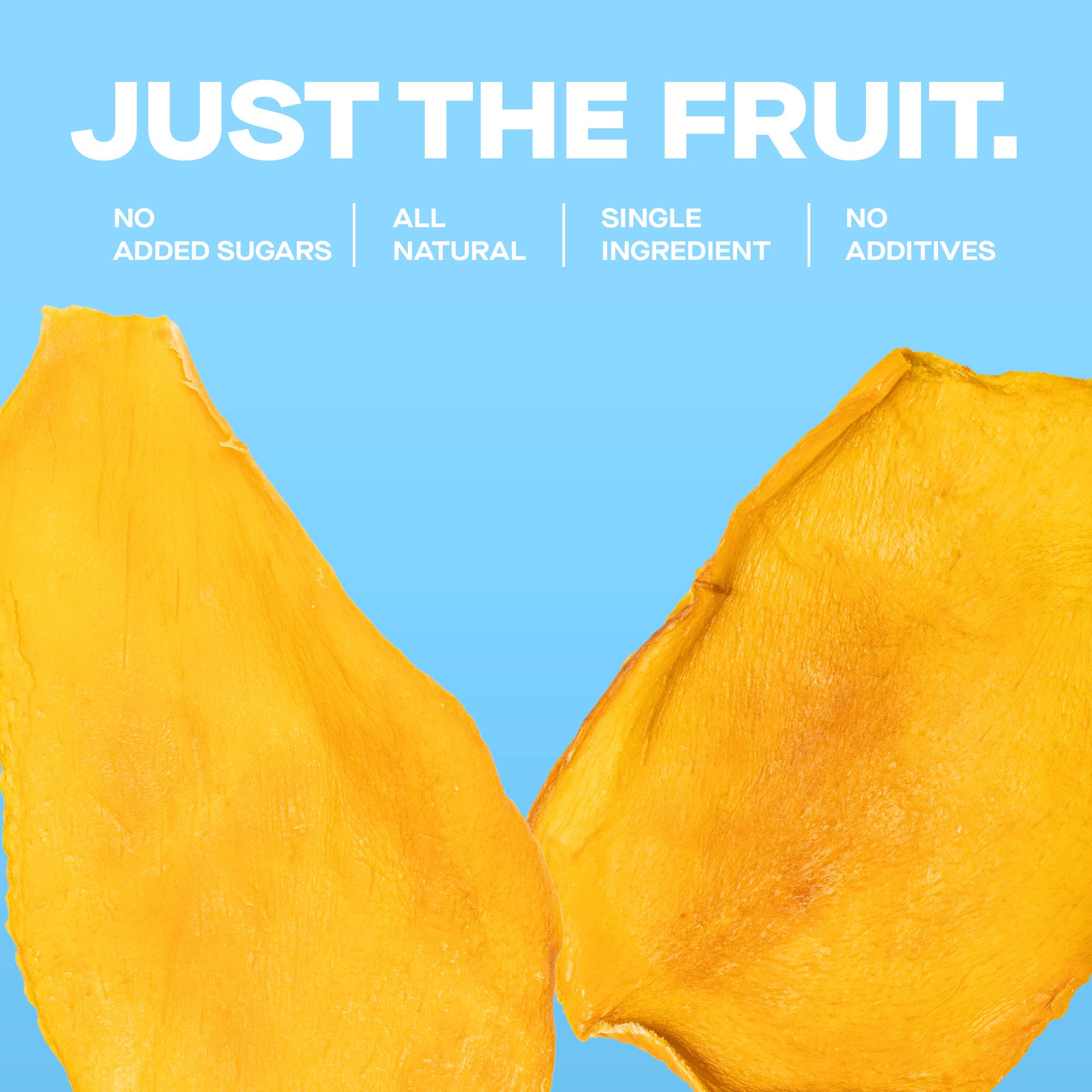 Sweet, tangy dried mangos made from “ugly” fruit in Mexico. No sugar, no additives—just real mango slices that help prevent 2.25 lbs of food waste.