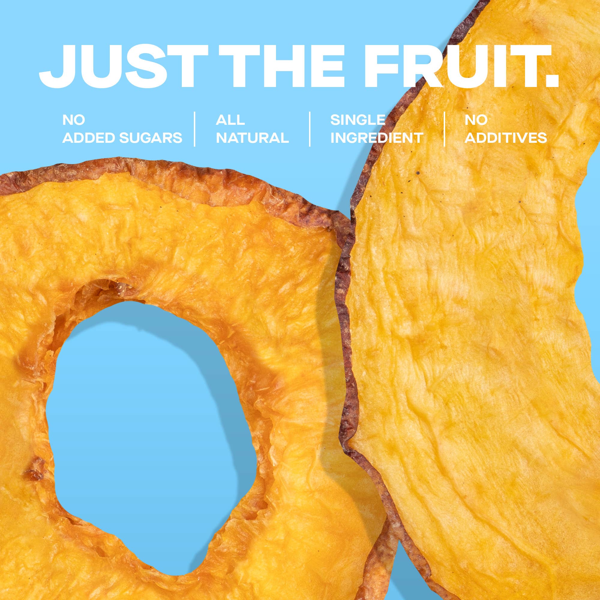 All-natural dried peaches made from "ugly" California fruit. No sugar, no additives—just sweet, single-ingredient slices that help fight food waste.