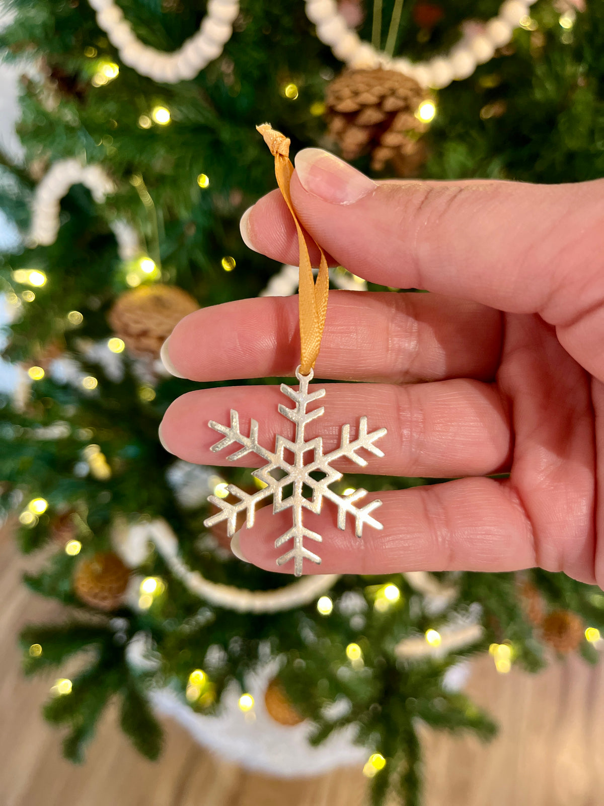 Little Snø | Christmas Ornament - Sterling Silver &amp; Bronze