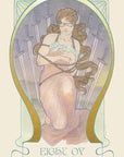 Ethereal Visions Tarot by Matt Hughes. 80 gold foil art nouveau tarot cards, 2 bonus Major Arcana & 140-page guidebook. Collector's tarot deck.