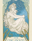 Ethereal Visions Tarot by Matt Hughes. 80 gold foil art nouveau tarot cards, 2 bonus Major Arcana & 140-page guidebook. Collector's tarot deck.