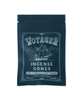 Voyager Incense Cones packaging with ship illustration on a white background