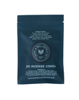 Navy blue package of Good & Well Supply Co. incense cones on a white background