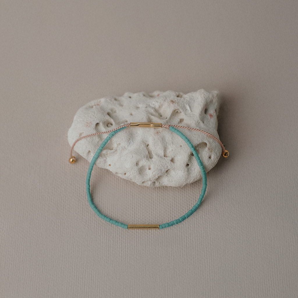 Irena Bracelet | Dusty Seafoam and Periwinkle