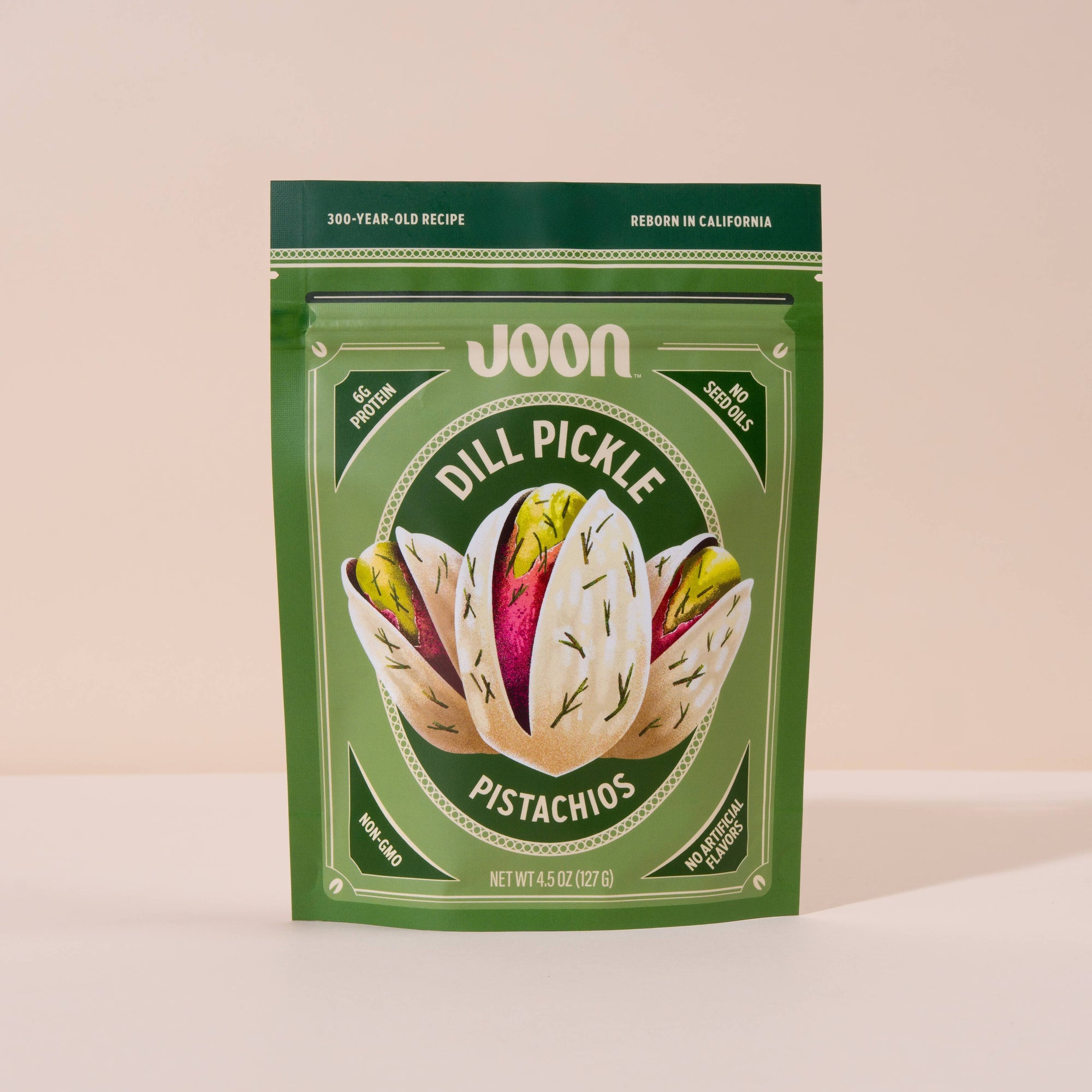 Bold, zesty pistachios made from a 300-year-old recipe. No seed oils or additives—just pure flavor. Perfect for snacking or pairing with cheese.