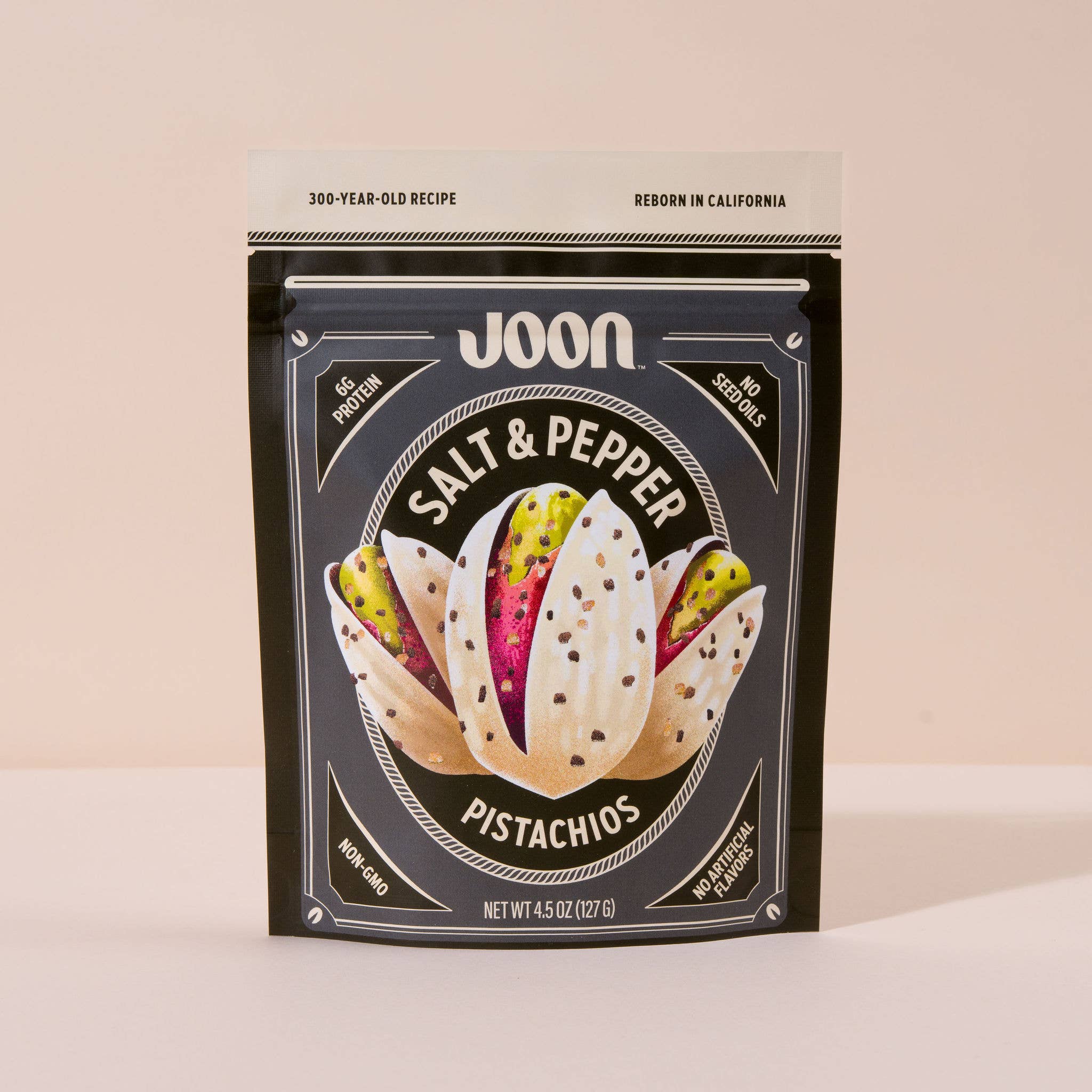 Creamy, crunchy pistachios made from a 300-year-old recipe. No seed oils or additives—just pure flavor. Perfect for snacking or pairing with cheese.