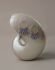 Kaleid Fringe Hoop | Japanese Glass Beads on 14K Gold-Filled Wire