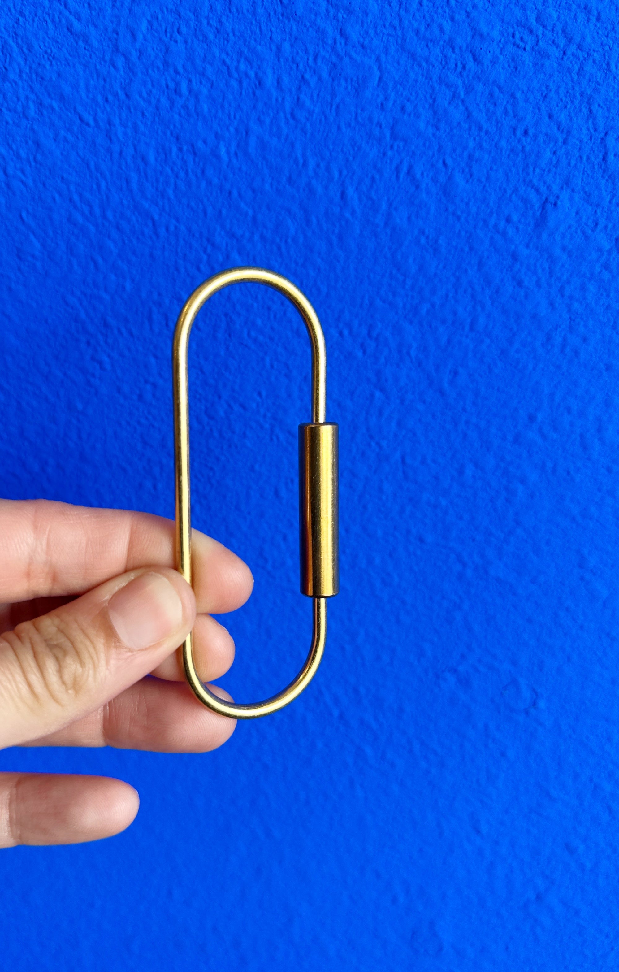 Brass Keychain | Geometric Shapes