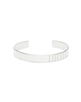 Cibolo Linear Carved Cuff Bracelet | Bronze & Sterling Silver
