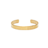 Bronze Cibolo cuff bracelet with carved lines on white