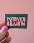 For the chronically overthinking, perpetually over-prepared, and deeply self-aware. With bold bubble letters and drippy dread, it’s anxiety—but make it groovy. Equal parts relatable and tongue-in-cheek, this match set makes the perfect gift for your most anxious friend…or yourself.