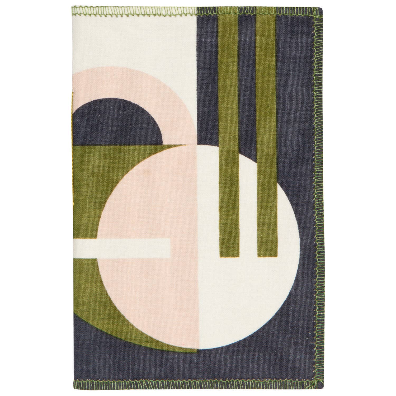 Pocket-sized notebook with Refract design and contrast stitching, inspired by the beauty of sand shaping into stone. Perfect for capturing creativity on the go.