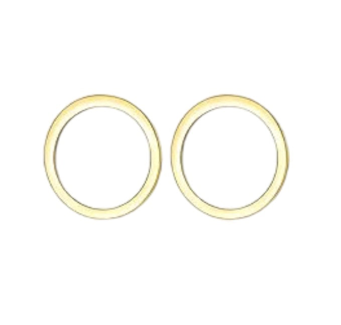 Stud Earrings | Gold Geometric Shapes