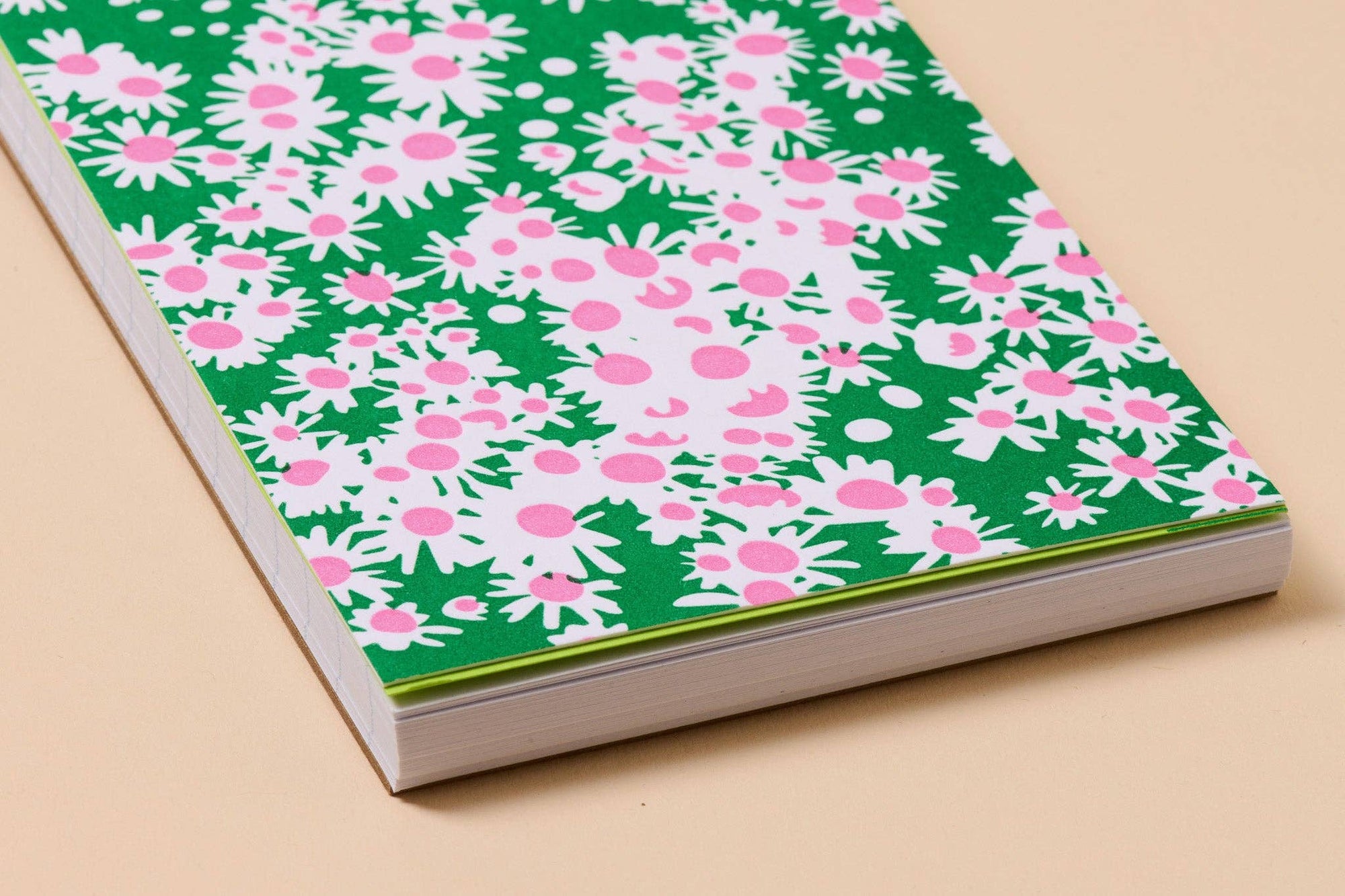 Aster wildflower pocket notebook with 60 lined pages. Great for foraging notes or daily lists. Made in the USA with recycled paper and letterpress cover.