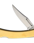 Folding Knife | Brass Lockback