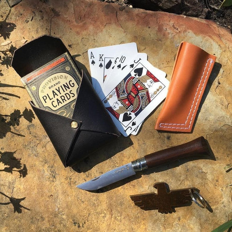King Playing Card Set | Embossed Natural Finish Diamondback Edition
