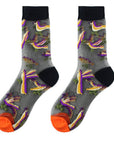 Step up your sock game with these fun, transparent sheer socks. Each pair features playful designs that add a subtle pop of personality to any outfit. Lightweight and breezy, they’re perfect for layering with sneakers, heels, or flats for a whimsical, stylish touch.