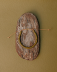 Shirin Bracelet | Greek Ceramic Beads and 14k Gold-fill on Leather
