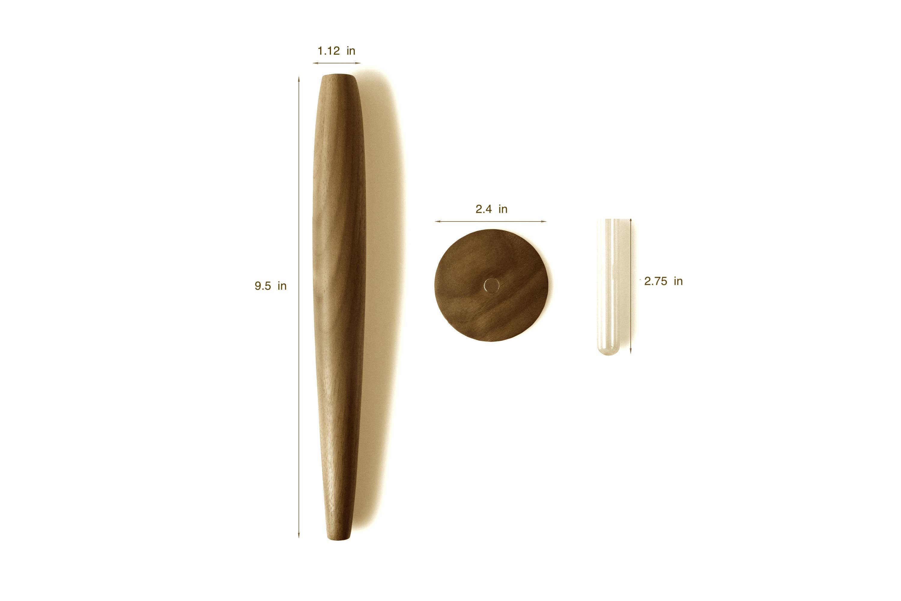 Crafted from fine maple wood and delicately polished, this single flower vase embodies the elegance of Eastern Zen aesthetics. Minimal yet refined, it adds a serene touch to any space—perfect for home décor or as a thoughtful housewarming gift.