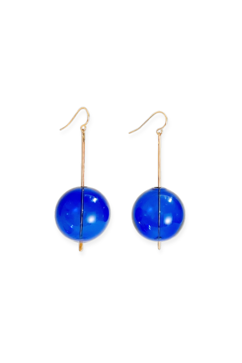 Sjø Earrings | Blown Glass Spheres &amp; 14k Gold-fill
