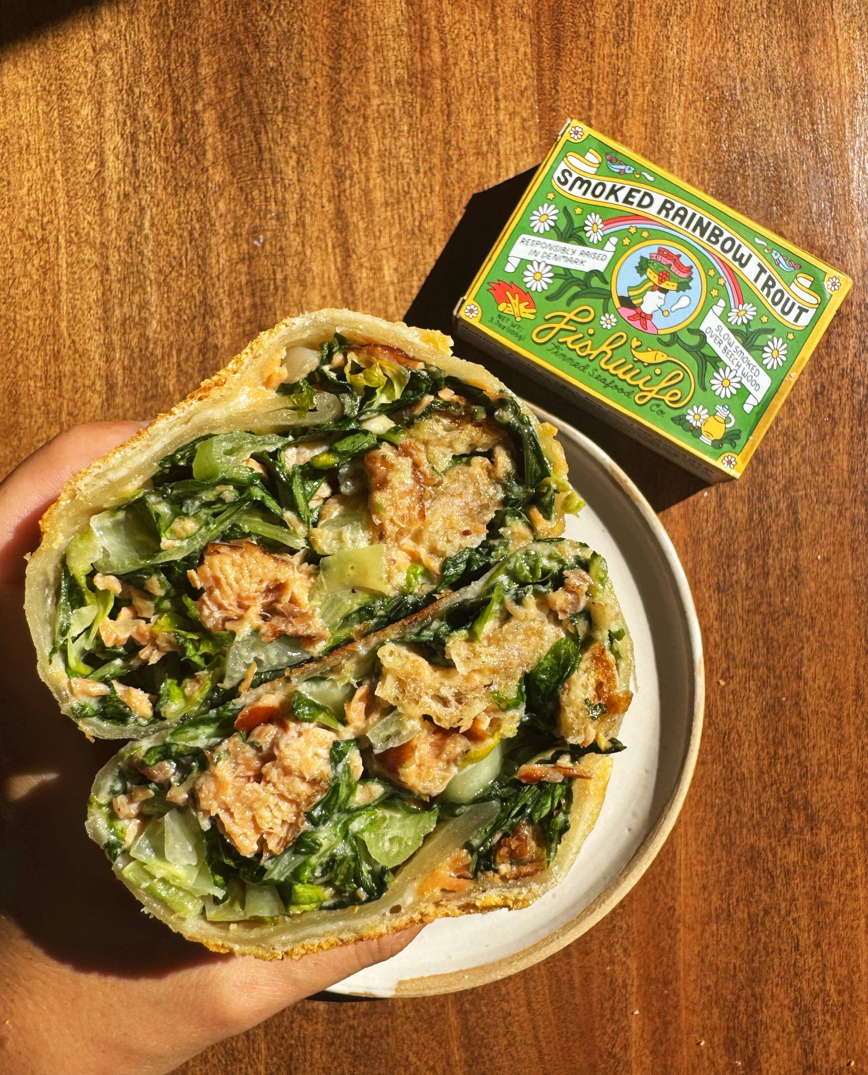 New & Improved Smoked Rainbow Trout is here! Buttery, juicy, & caramelized to perfection—Trout 2.0 is our best yet. Grab a tin today.
