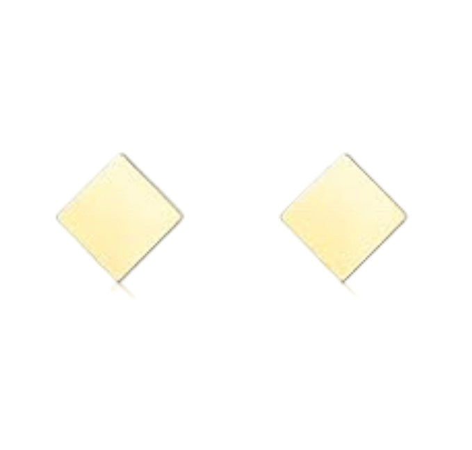 Stud Earrings | Gold Geometric Shapes