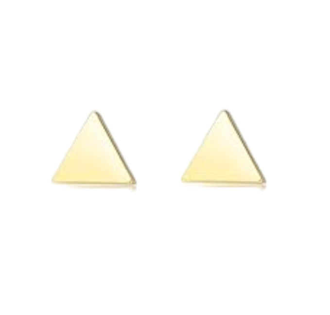 Stud Earrings | Gold Geometric Shapes