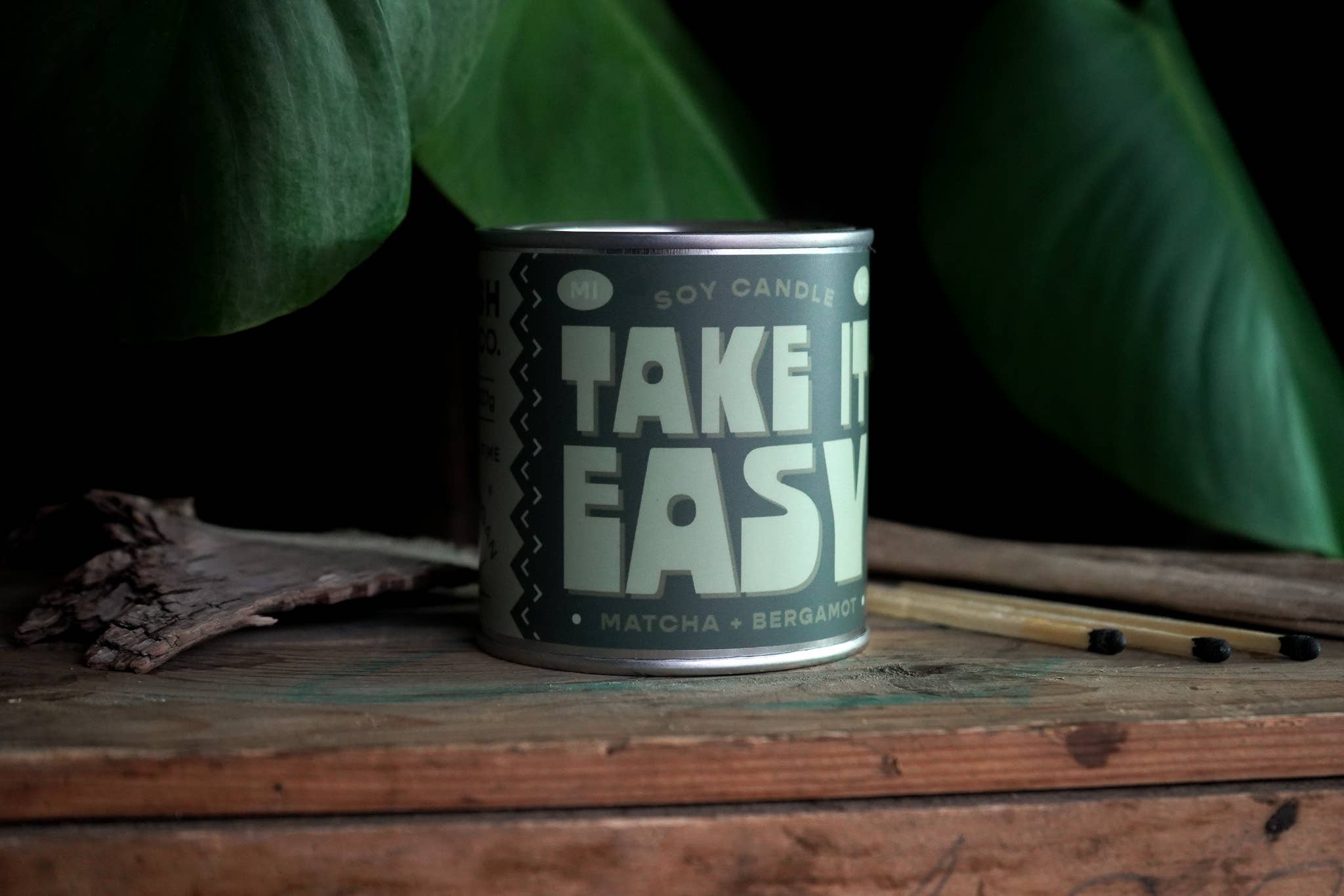 One of our absolute favorite candles for spring and summer, Take It Easy brings a fresh, calming vibe to any space. With bright notes of matcha and bergamot, this scent feels like sunshine through the window on a slow morning.

Scent Profile: Matcha | Bergamot&nbsp;