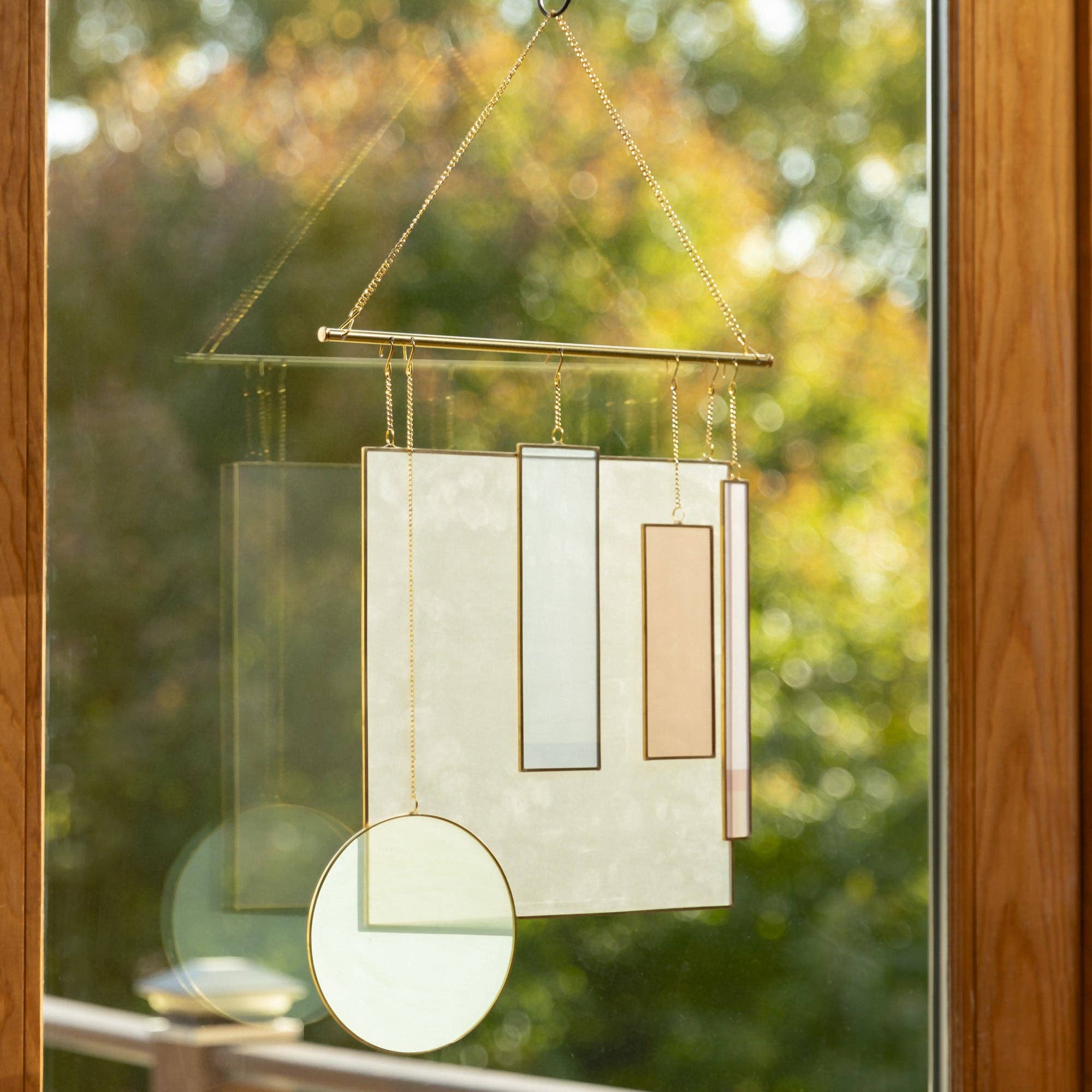 Bring warmth and shimmer indoors with this Desert Sun suncatcher—earthy tones, gold accents, and ever-changing sunlit patterns.