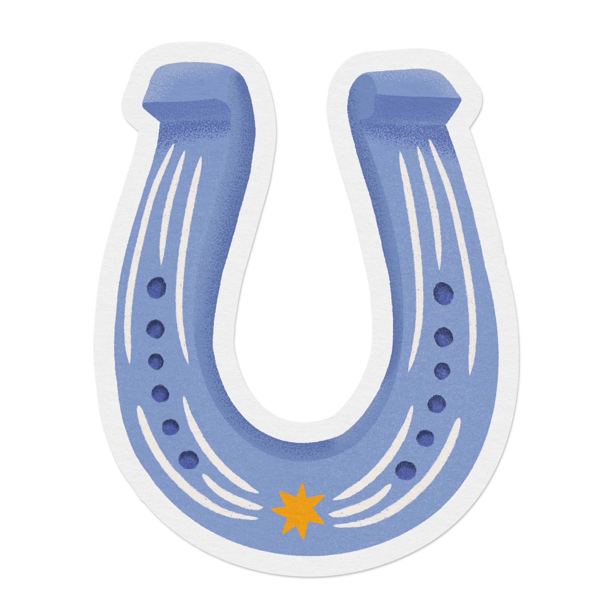 Add some luck to your sticker collection with the “Horseshoe Suerte” sticker! Featuring a beautifully detailed, vibrant horseshoe design inspired by traditional Mexican folk art, this sticker brings charm and good fortune wherever you place it.
