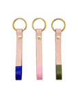 Tango Key Fob | Colorblock Painted Leather