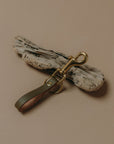 Tango Clip Fob | Leather and Brass