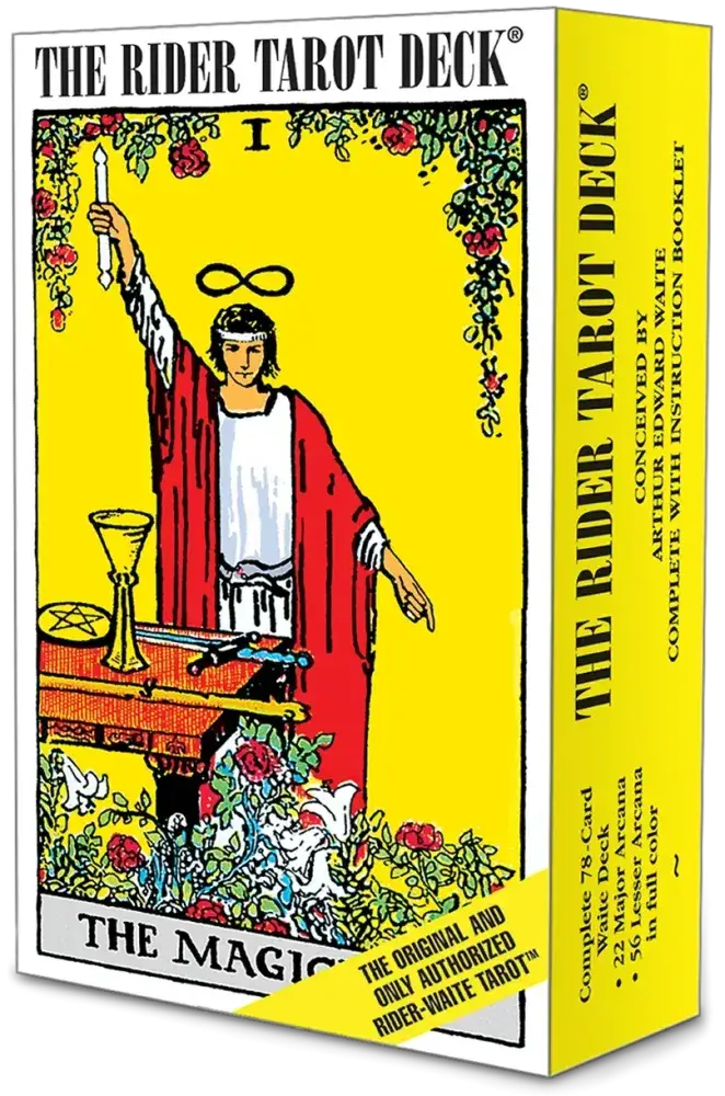 The original Rider-Waite® Tarot deck. Pamela Colman Smith's iconic 1909 illustrations with full scenes on every card. Perfect for beginners & collectors.
