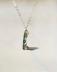 Mini Knife Necklace | Mother of Pearl Inlay