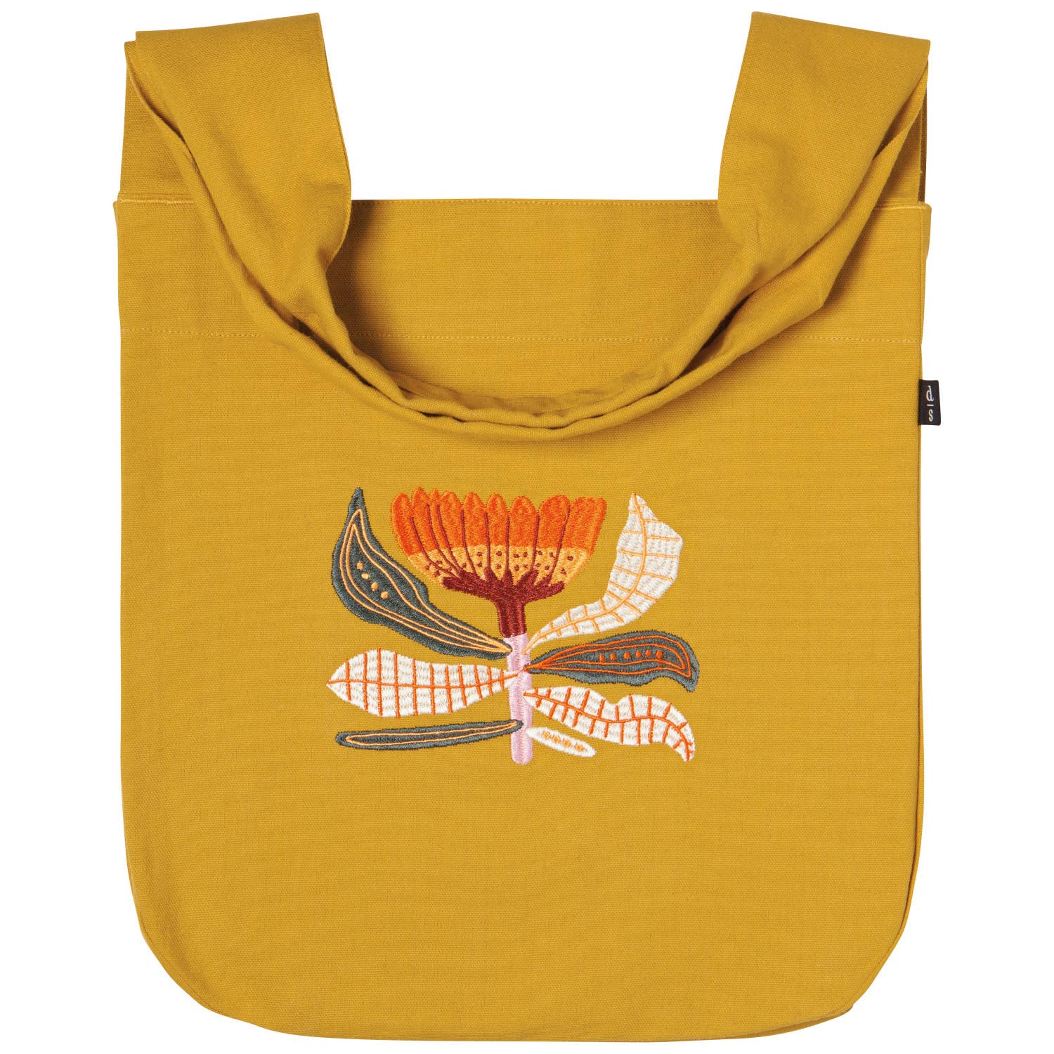 The Venus To &amp; Fro Tote Bag features a square shape, wide handles, an inside pocket &amp; bold, nature-inspired symmetry. Stylish &amp; comfy to carry! Beautiful embroidered design.