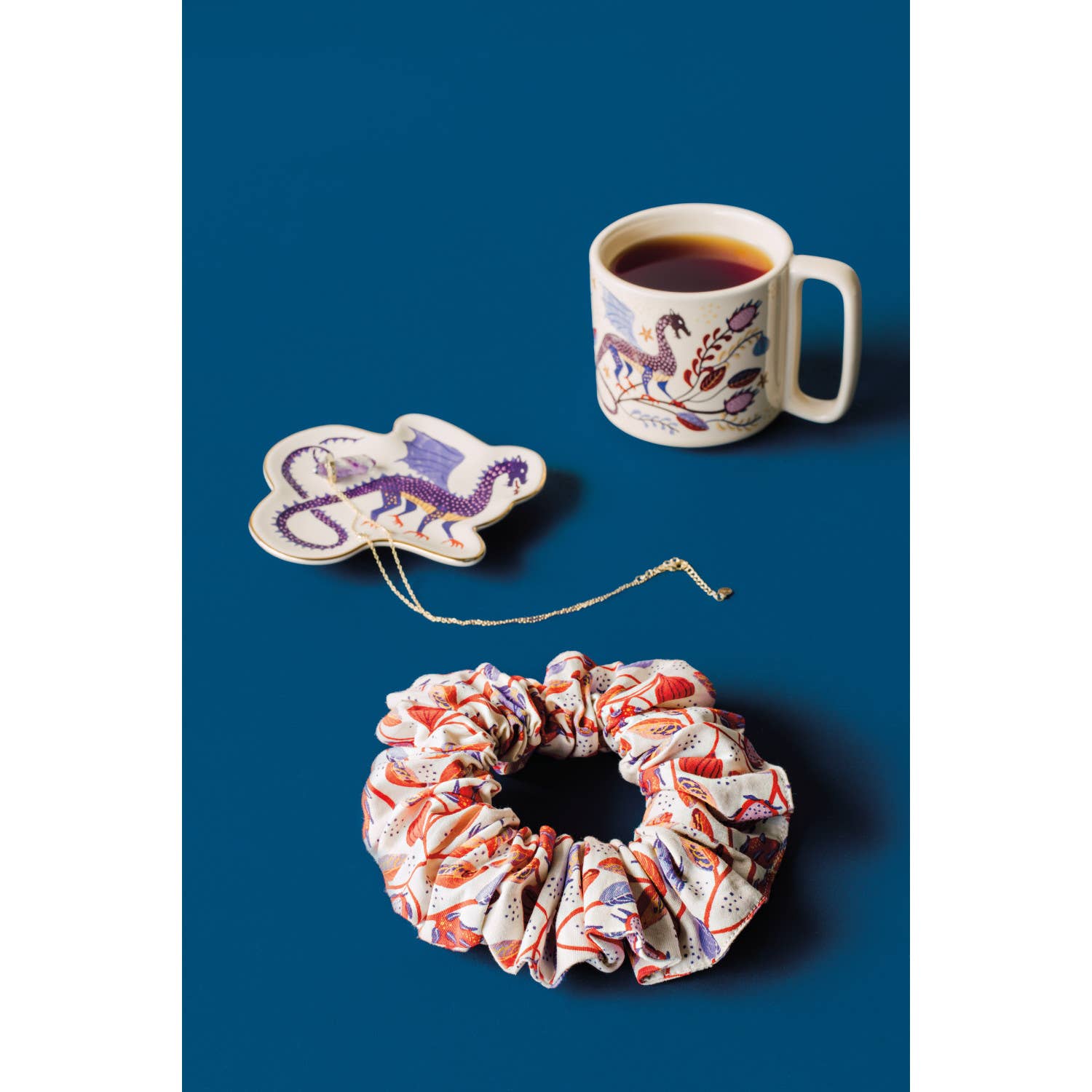 A stylish catchall for keys, jewelry & more. Part of the Ember collection by Danica Studio, it features a bold dragon illustration that symbolizes strength, adventure, and timeless ambition.