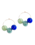 Vari Hoop Earrings | Blown Glass & 14k Gold Fill