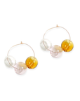 Vari Hoop Earrings | Blown Glass & 14k Gold Fill