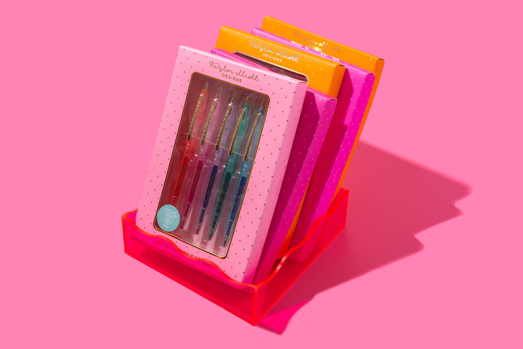Bring a bold pop of color to your space with this hot pink acrylic tray! Whether you're organizing your desk or styling your vanity, this vibrant tray adds a modern, playful touch. Made from durable acrylic, it’s perfect for both everyday use and eye-catching decor.