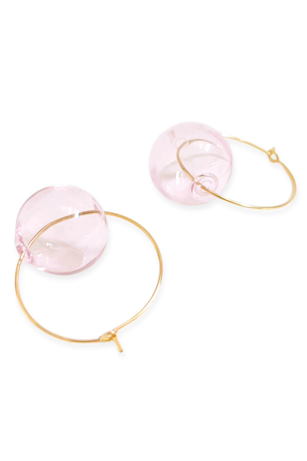 Zee Hoop Earrings | Blown Glass &amp; 14k Gold Fill