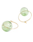 Zee Hoop Earrings | Blown Glass & 14k Gold Fill