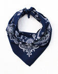 Western Bandana | Navy Paisley