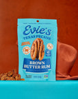 Evie's Snacks | Brown Butter Rum Candied Pecans