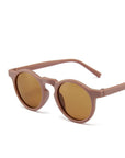 Sunglasses | Apricot Round Shaped