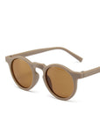 Sunglasses | Apricot Round Shaped