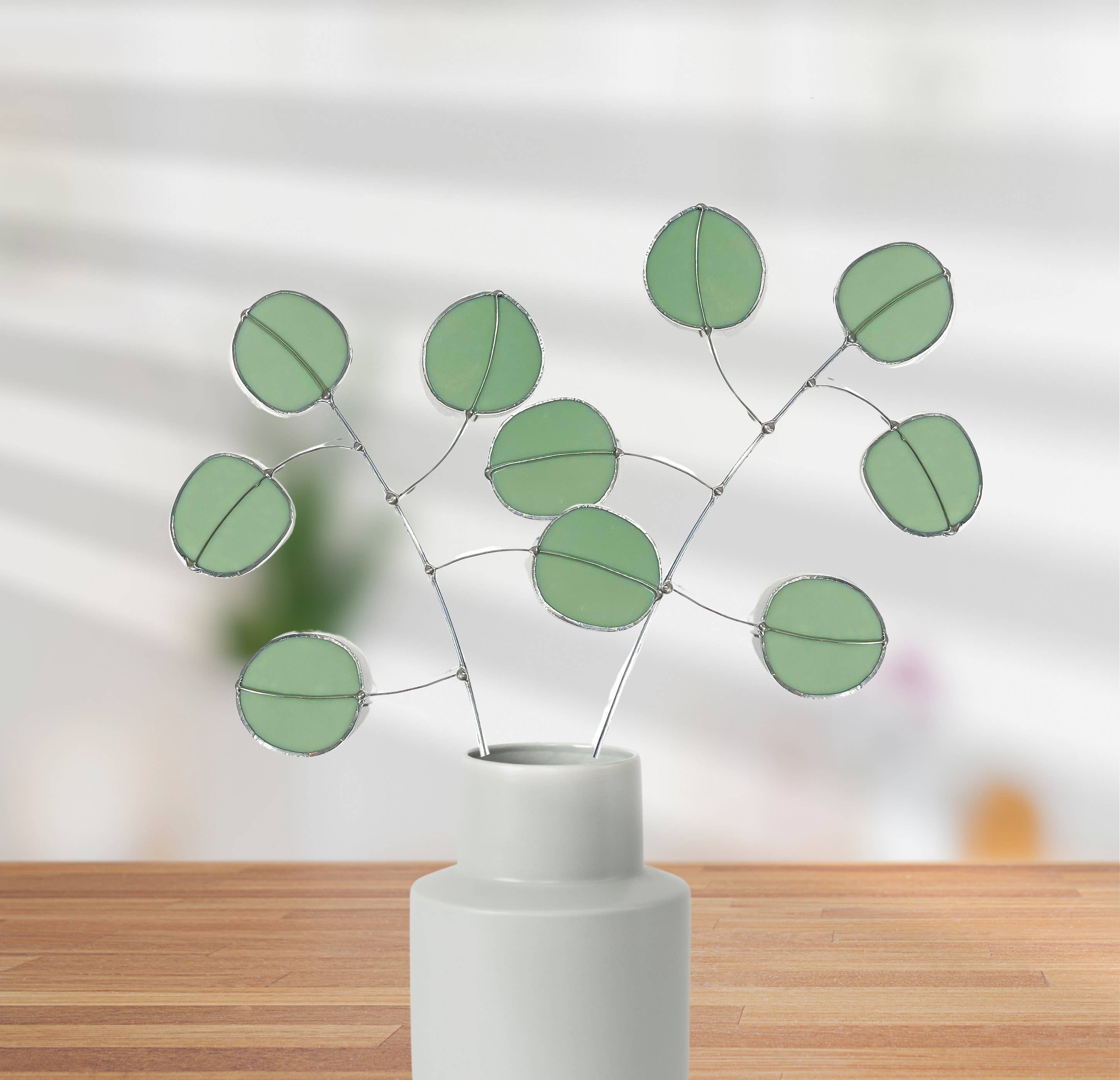 Stained Glass | Silver Dollar Eucalyptus Stem