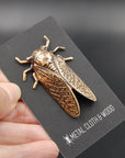 Insect Pin | Brass Cicada