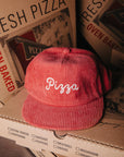 Corduroy Chainstitched Pizza Hat