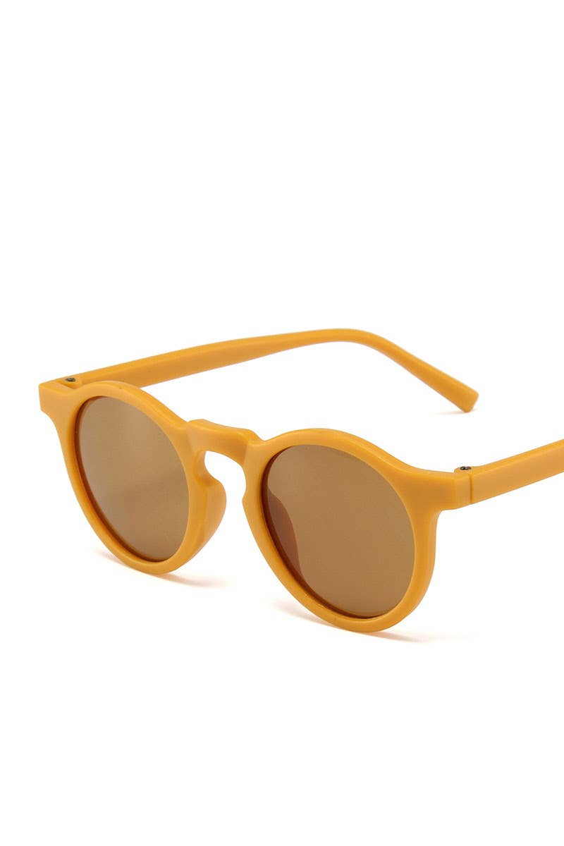 Sunglasses | Apricot Round Shaped