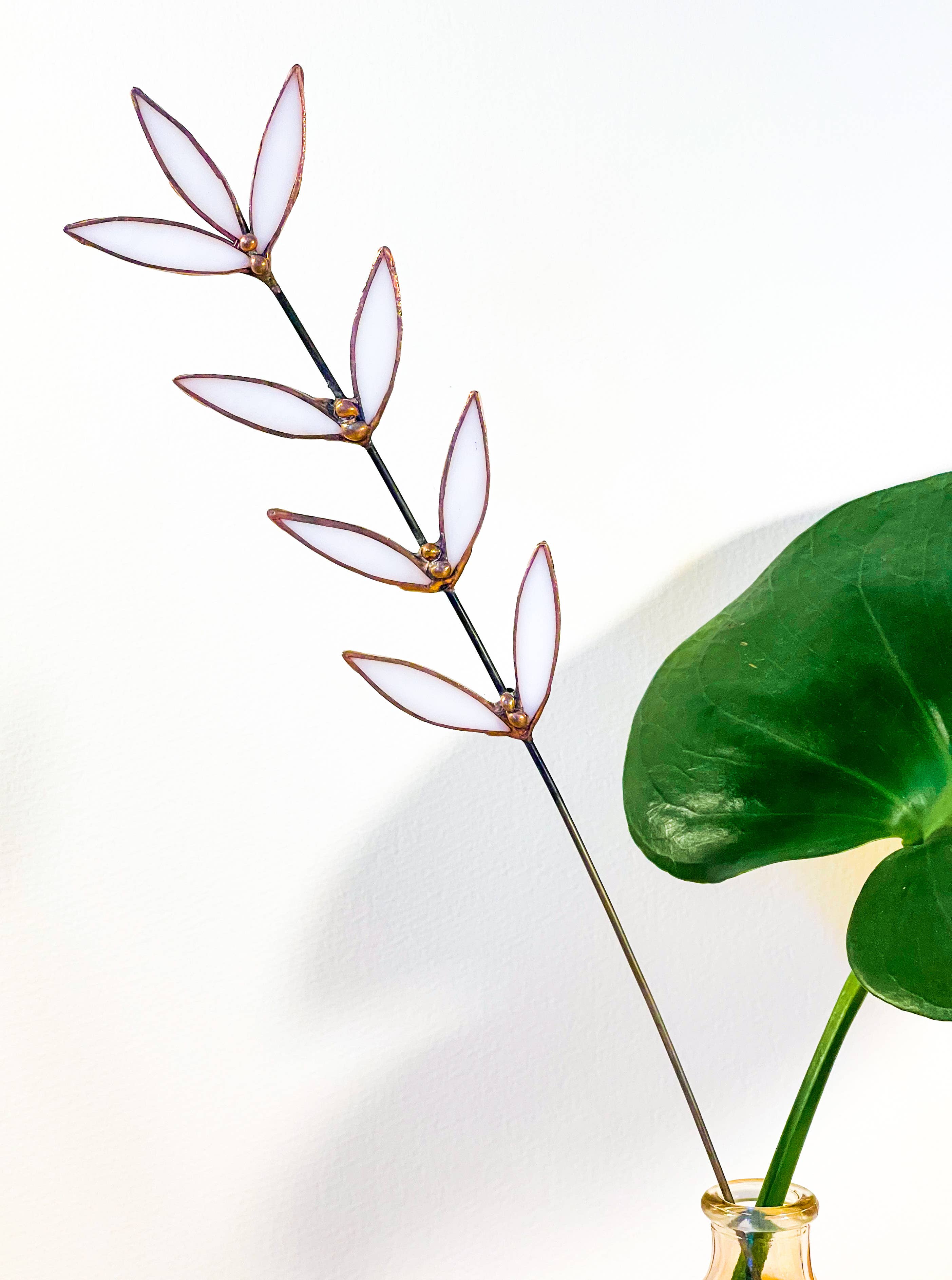 Stained Glass | White Wildflower